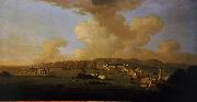 Monamy, Peter British fleet advances on oil painting